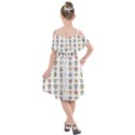 Female Reproductive System  Kids  Cut Out Shoulders Chiffon Dress View2