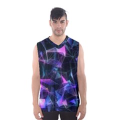 Abstract Atom Background Men s Basketball Tank Top by Mariart