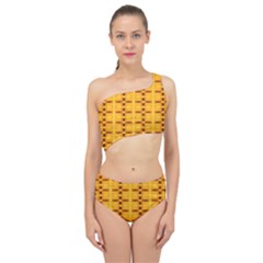 Digital Illusion Spliced Up Two Piece Swimsuit by Sparkle