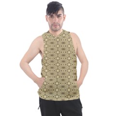 Digital Flowers Men s Sleeveless Hoodie