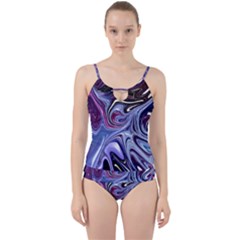 Galaxy Cut Out Top Tankini Set by Sparkle
