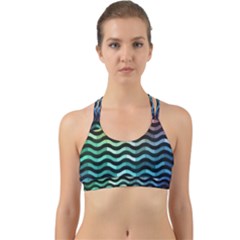 Digital Waves Back Web Sports Bra