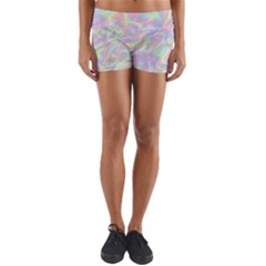 Pinkhalo Yoga Shorts by designsbyamerianna