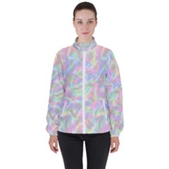 Pinkhalo Women s High Neck Windbreaker by designsbyamerianna