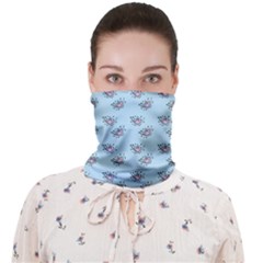 Zodiac Bat Pink Blue Face Covering Bandana (adult) by snowwhitegirl