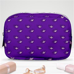 Zodiac Bat Pink Purple Make Up Pouch (small)