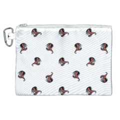 Ugly Monster Fish Drawing Canvas Cosmetic Bag (xl)