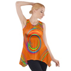  Twirl Side Drop Tank Tunic