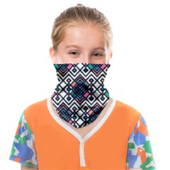 Boho Geometric Face Covering Bandana (kids) by tmsartbazaar