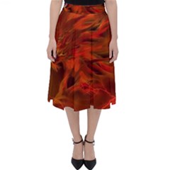 Fire Lion Flame Light Mystical Classic Midi Skirt by HermanTelo