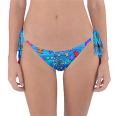 Fractal Art School Of Fishes Reversible Bikini Bottom by WolfepawFractals