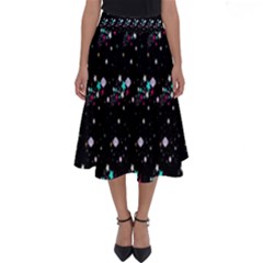 Galaxy Stars Perfect Length Midi Skirt by Sparkle