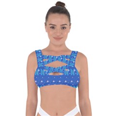 Glitter Butterfly Bandaged Up Bikini Top by Sparkle