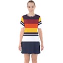 Retro Sunset Sixties Short Sleeve Mini Dress View1