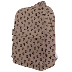 Cat Dog Animal Paw Prints Pattern Brown Black Classic Backpack