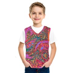 Abstract Art Multicolored Pattern Kids  Sportswear by SpinnyChairDesigns