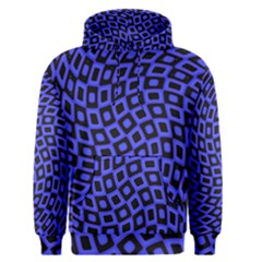 Abstract Black And Purple Checkered Pattern Men s Core Hoodie by SpinnyChairDesigns