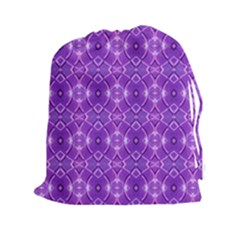 Geometric Galaxy Pattern Print Drawstring Pouch (2xl) by dflcprintsclothing