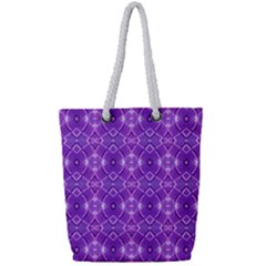 Geometric Galaxy Pattern Print Full Print Rope Handle Tote (small) by dflcprintsclothing