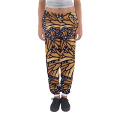 Monarch Butterfly Wings Pattern Women s Jogger Sweatpants by SpinnyChairDesigns