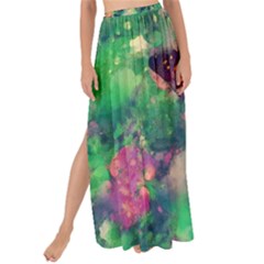 Watercolor Monarch Butterflies Maxi Chiffon Tie-up Sarong by SpinnyChairDesigns