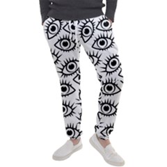 Black And White Cartoon Eyeballs Men s Jogger Sweatpants