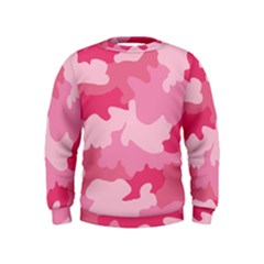 Camo Pink Kids  Sweatshirt by MooMoosMumma