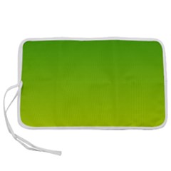 Avocado Ombre Green Yellow Gradient Pen Storage Case (m)