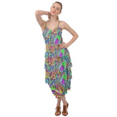 Ugliest Pattern In The World Layered Bottom Dress by SpinnyChairDesigns