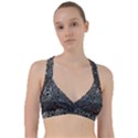 Urban Camouflage Black Grey Brown Sweetheart Sports Bra View1