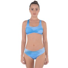 Aquamarine Criss Cross Bikini Set by Janetaudreywilson