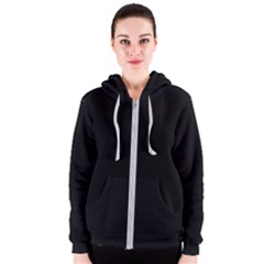 Rich Ebony Women s Zipper Hoodie by Janetaudreywilson