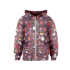 Japan Girls Kids  Zipper Hoodie by kiroiharu