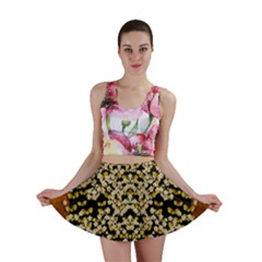 Free As A Flower And Frangipani In  Freedom Mini Skirt by pepitasart