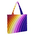 Sporty Stripes Swoosh Purple Gold Red Medium Tote Bag View2