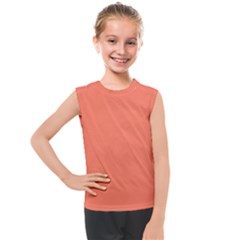 Appreciating Apricot Kids  Mesh Tank Top