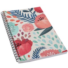 Floral  5 5  X 8 5  Notebook by Sobalvarro