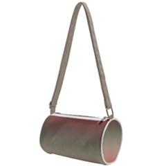 Tea Rose And Sage Gradient Ombre Colors Mini Cylinder Bag