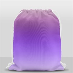 Plum And Violet Purple Gradient Ombre Color Drawstring Bag (small)