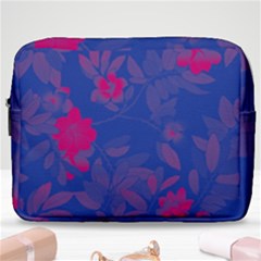 Bi Floral-pattern-background-1308 Make Up Pouch (large) by VernenInk