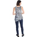 Zebra Print Stripes Sleeveless Tunic View2