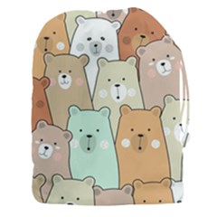 Colorful-baby-bear-cartoon-seamless-pattern Drawstring Pouch (3xl) by Sobalvarro