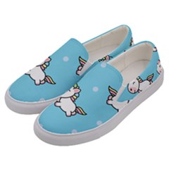 Unicorns  Men s Canvas Slip Ons by Sobalvarro