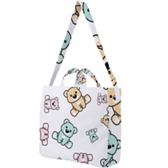 Bears Square Shoulder Tote Bag by Sobalvarro