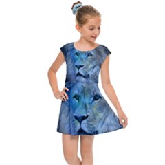 Astrology Zodiac Lion Kids  Cap Sleeve Dress by Mariart