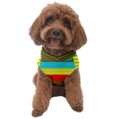 Multicolor With Black Lines Dog Sweater by tmsartbazaar