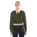 Army Green and Black Stripe Camo Cropped Sweatshirt View2