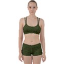 Army Green Color Grunge Perfect Fit Gym Set View1