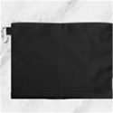 True Black Solid Color Canvas Cosmetic Bag (XXXL) View1