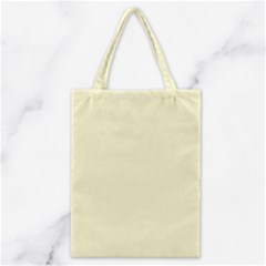 True Cream Color Classic Tote Bag by SpinnyChairDesigns